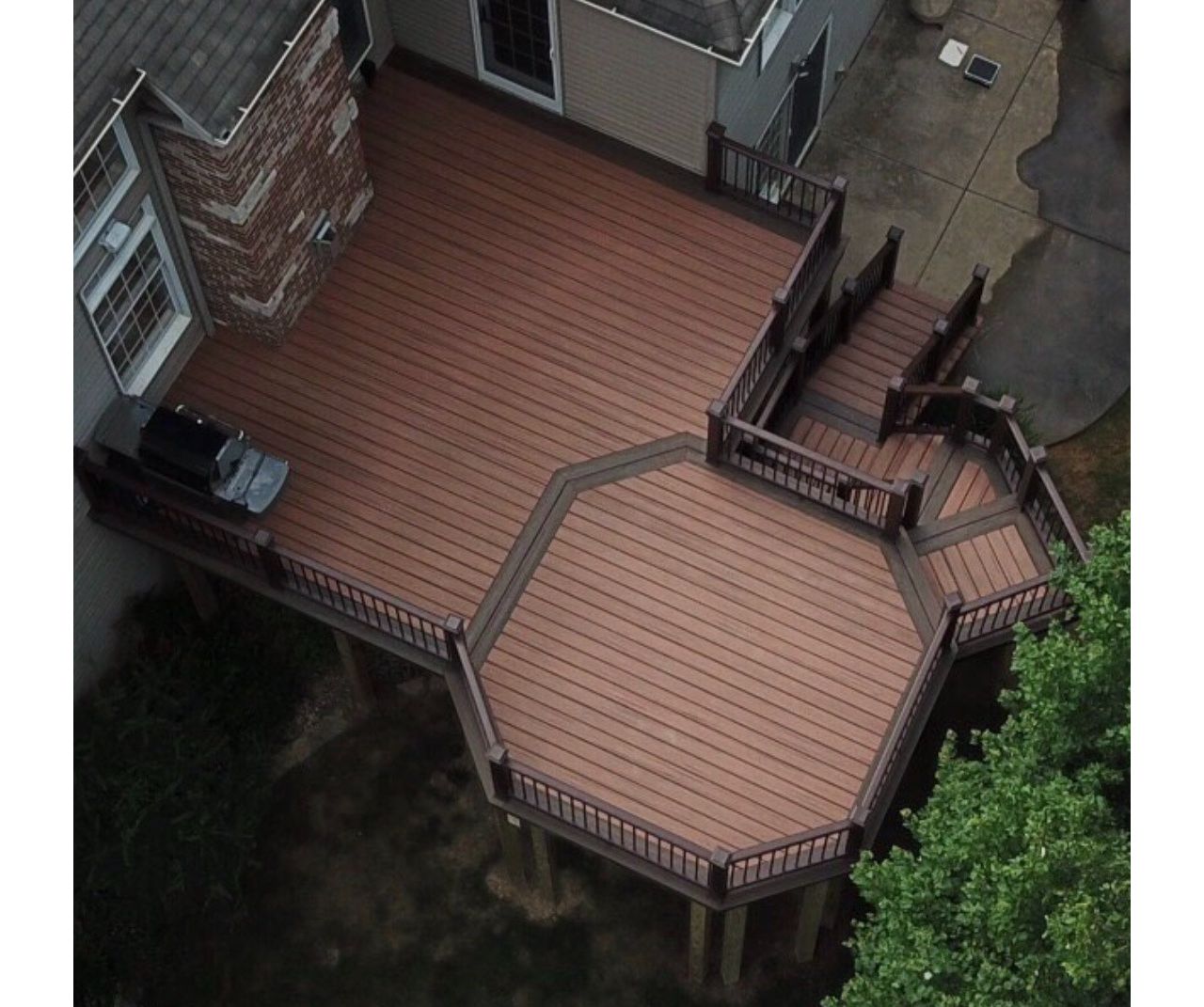 Trex deck in Indianapolis