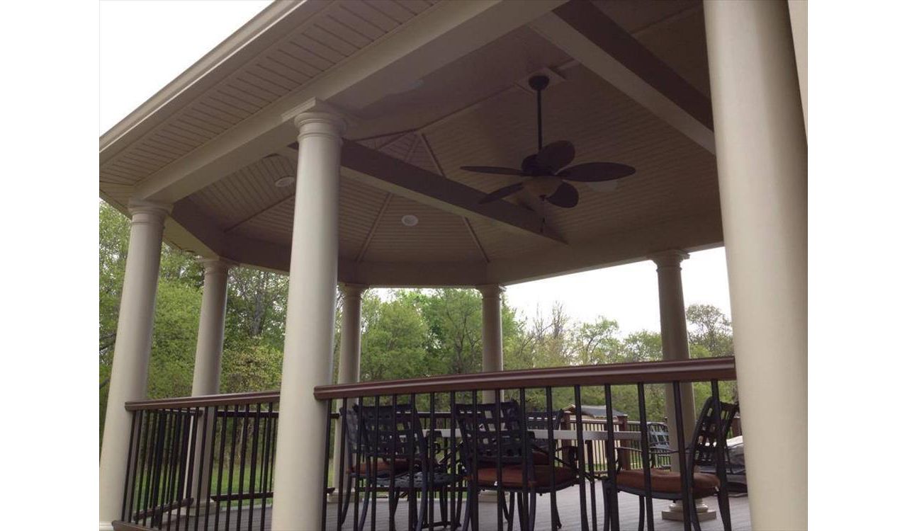 Trex Deck with Roof