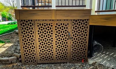 Trex Transcend Havana Gold Trex Transcend railing Trex Lattice