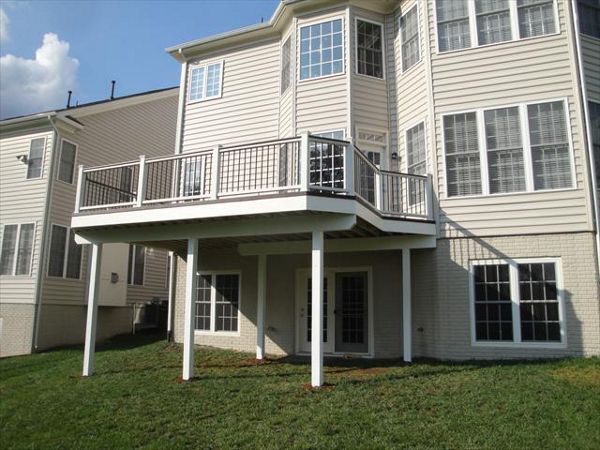 trex vintage lantern flooring and trex trim