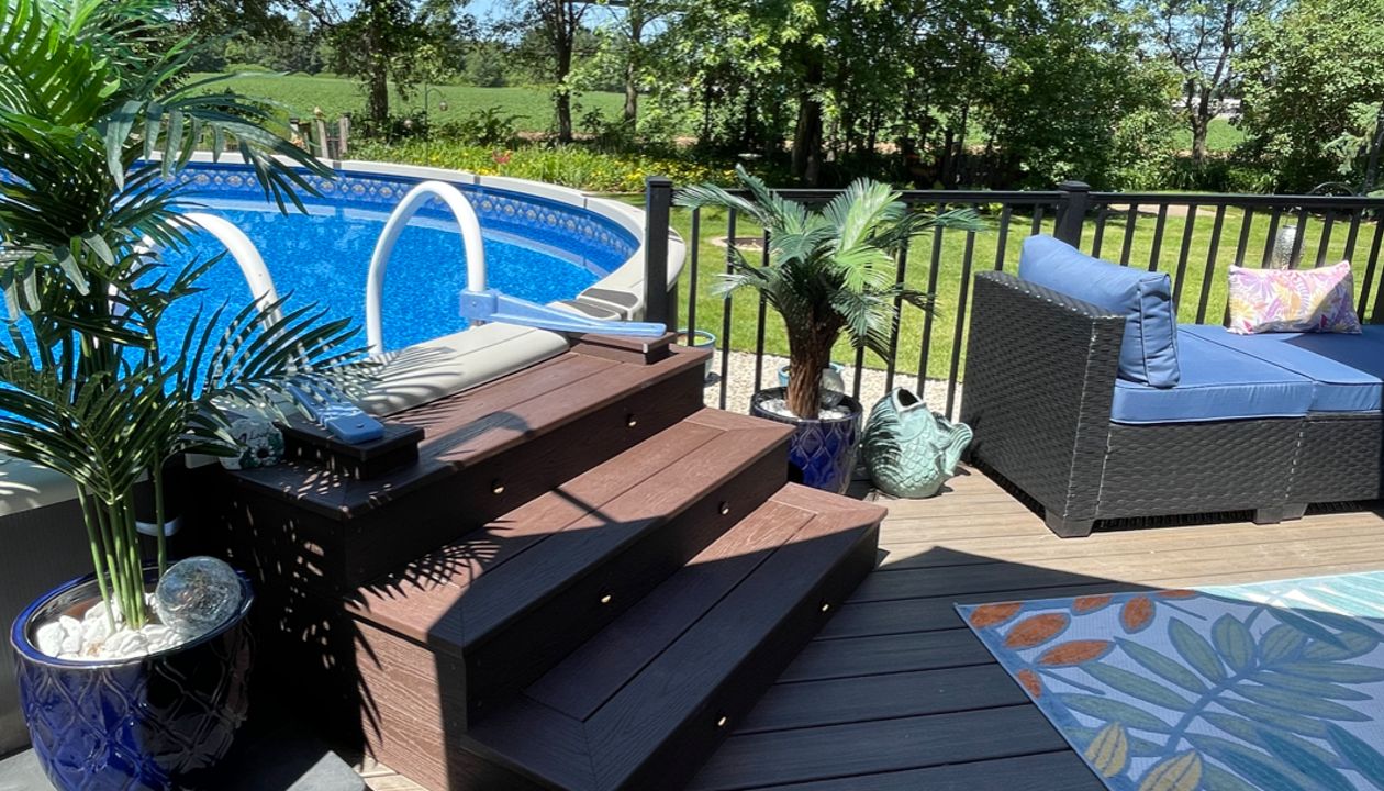 We build strong Trex decks as an extension of your living space....make yours an oasis!