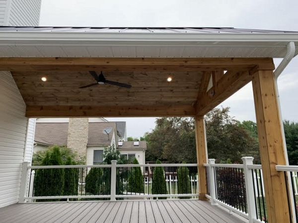 Rocky Harbor covered deck- side profile