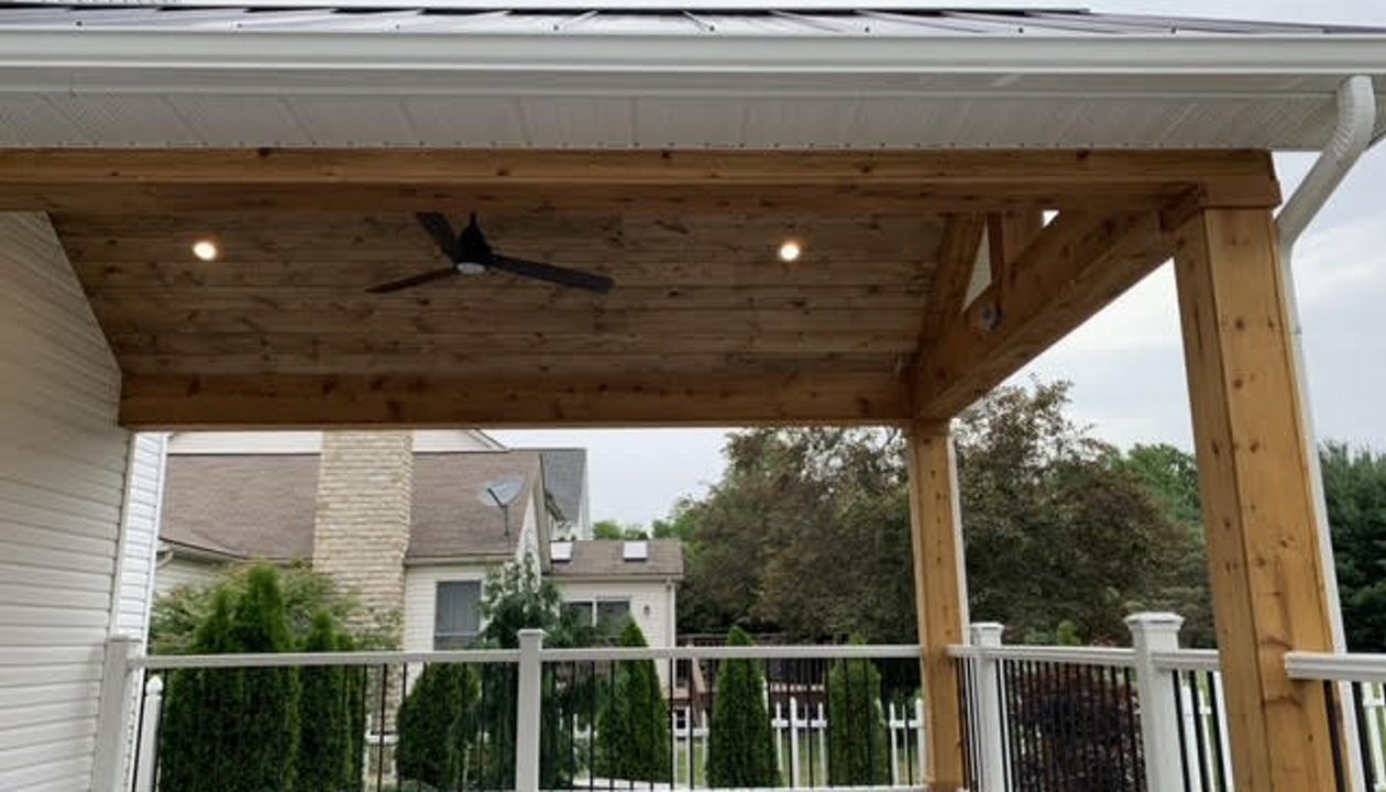 Rocky Harbor covered deck- side profile