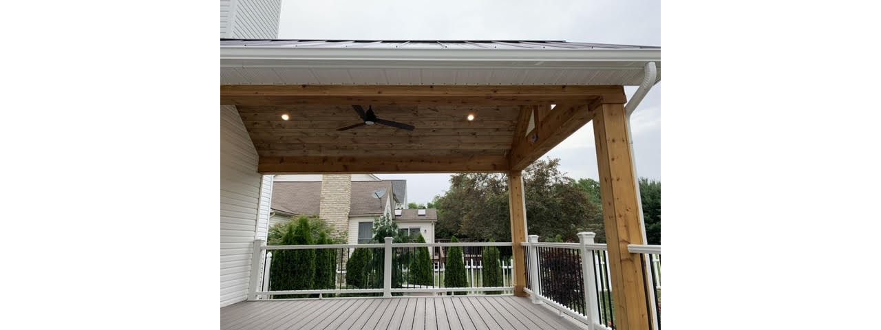 Rocky Harbor covered deck- side profile
