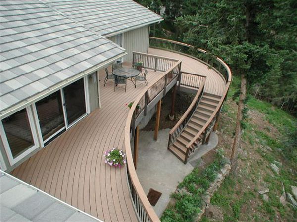 Curved Deck and  Rail