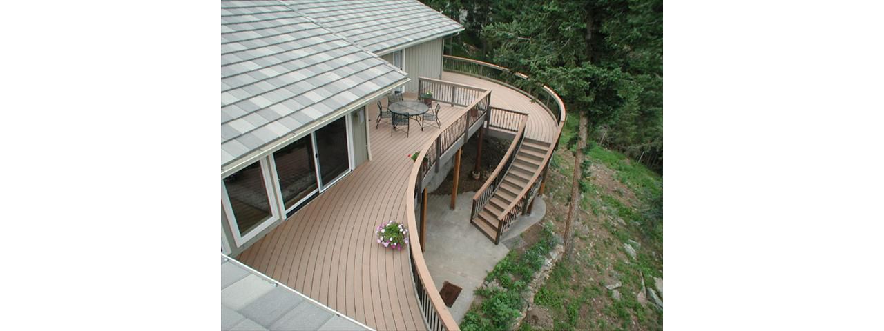 Curved Deck and  Rail