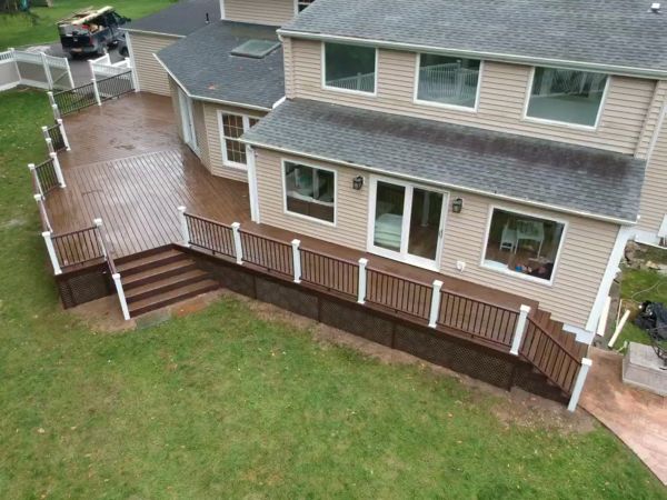 wraparound deck in Dix Hills