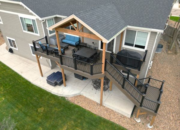 TREX Enhance deck in Costal Bluff in Erie, CO