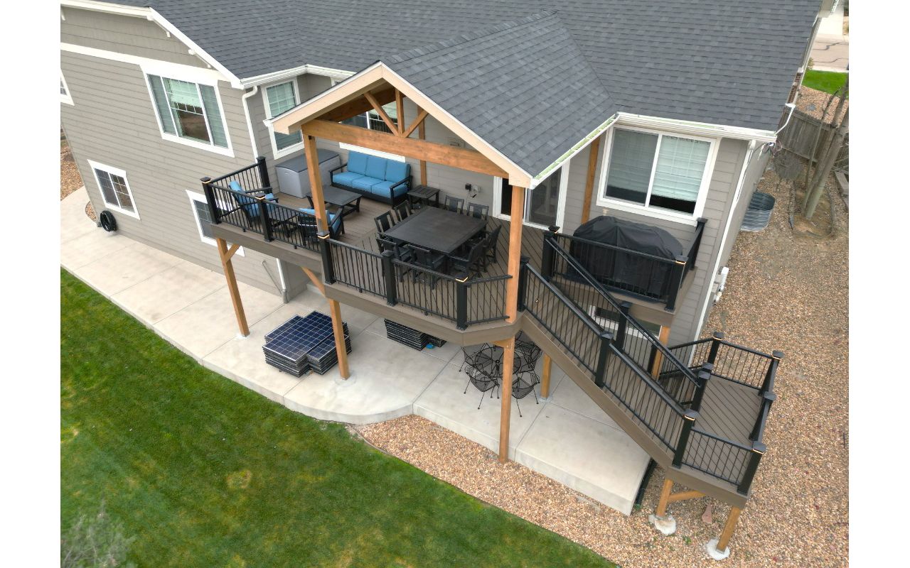 TREX Enhance deck in Costal Bluff in Erie, CO