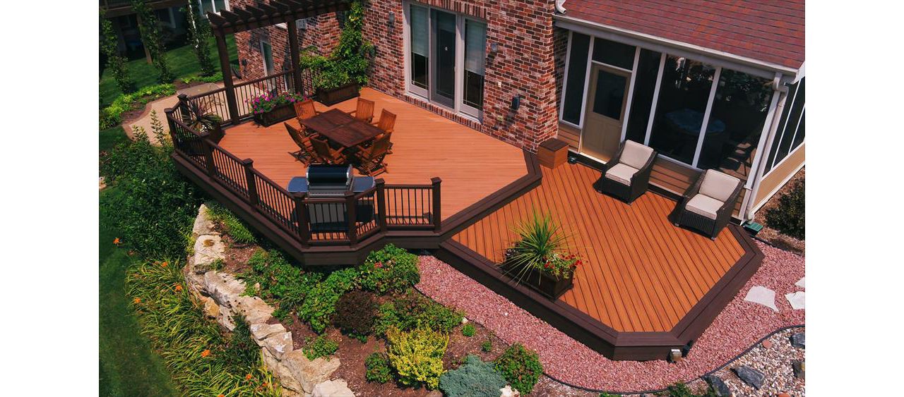 This deck offers plenty of room for furniture and plants