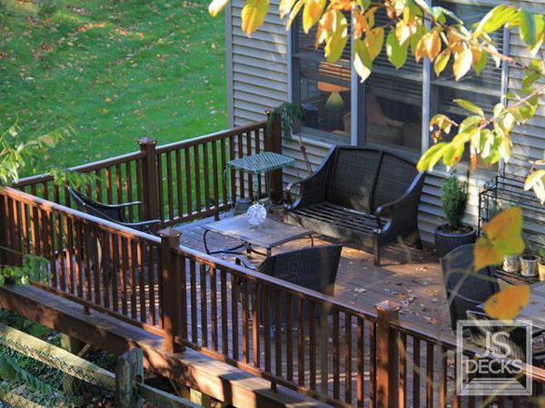 Tree House Railing with DeckLighting
