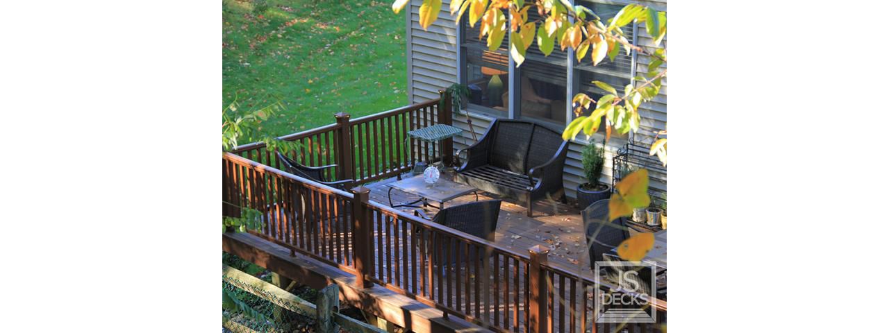 Tree House Railing with DeckLighting