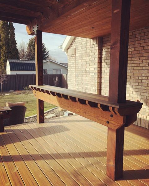 Bar top made with Trex Havana Gold and Spiced Rum