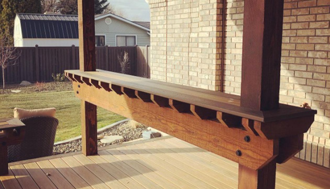 Bar top made with Trex Havana Gold and Spiced Rum