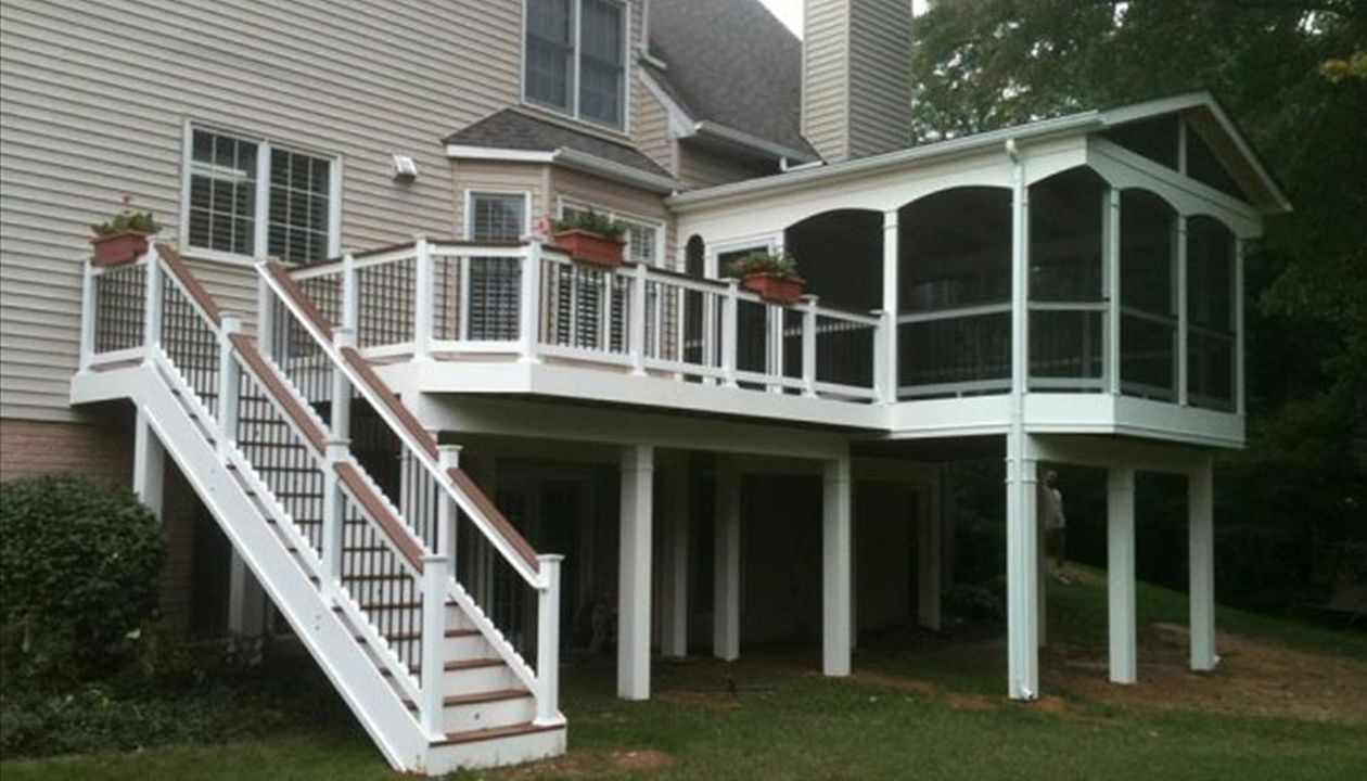 Porch and Deck with Madeira