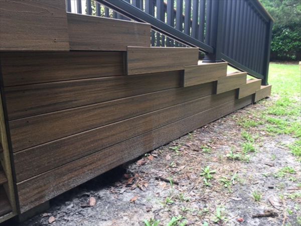 This skirting area under the stairs was another unique feature that the clients point out to friends and neighbors