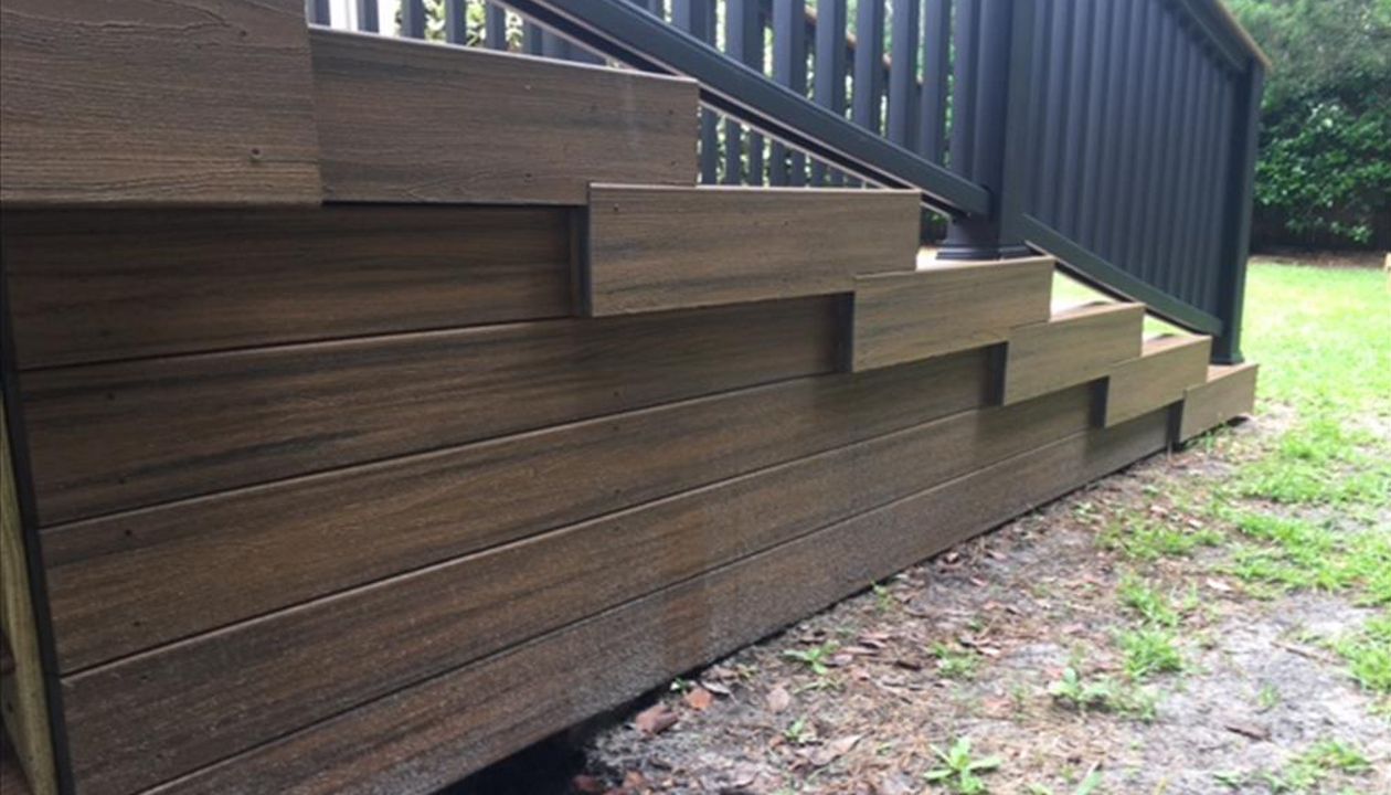 This skirting area under the stairs was another unique feature that the clients point out to friends and neighbors