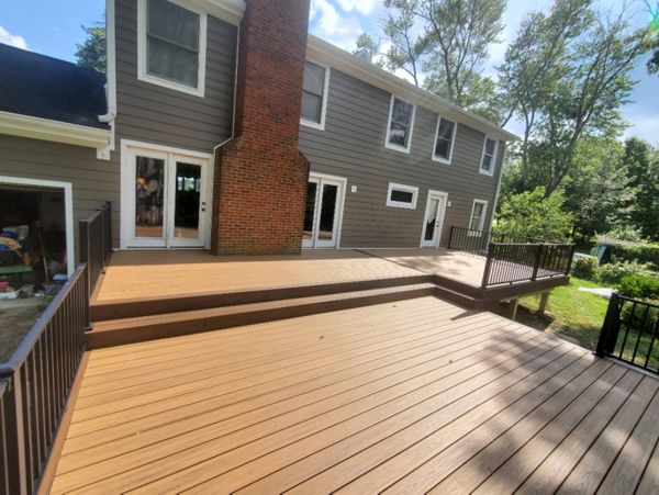 spiced rum frame with Havana gold decking