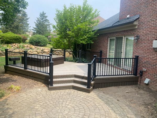 Trex Enhanced Naturals Decking in Highland, Michigan