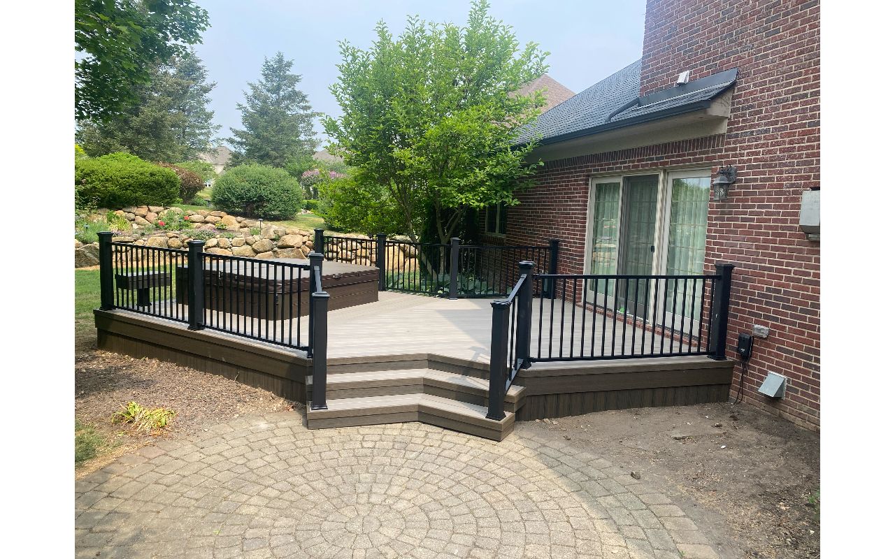 Trex Enhanced Naturals Decking in Highland, Michigan