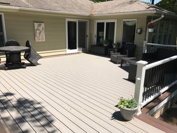 Lighting on posts, flush mounted lighting