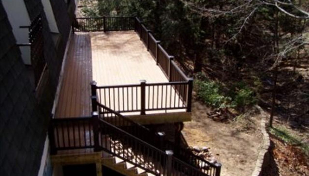 Enjoy the View of your custom designed composite deck.