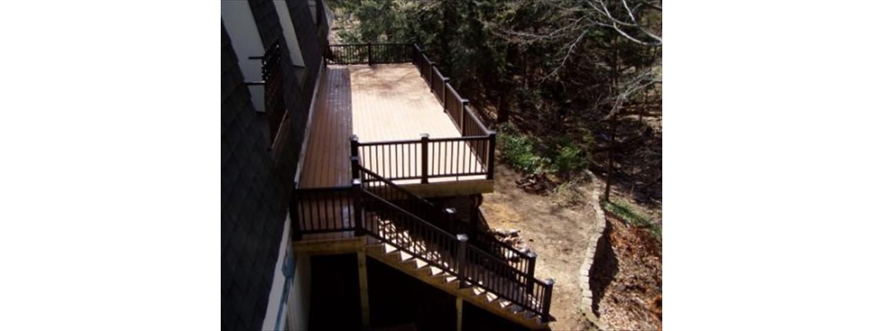 Enjoy the View of your custom designed composite deck.