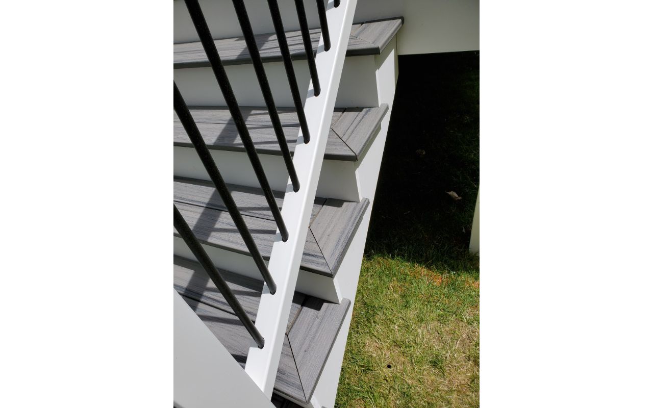 Picture framed stairs for a clean professional finish