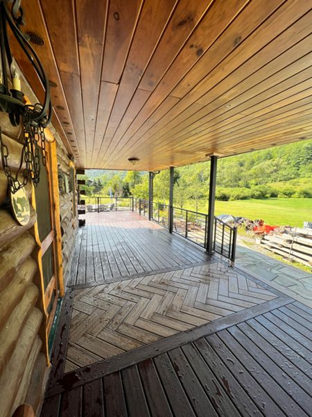 Trex Havana Gold Herringbone Inlay