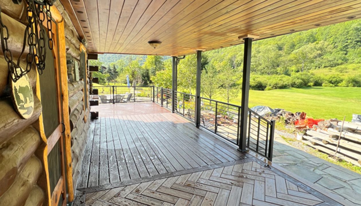 Trex Havana Gold Herringbone Inlay