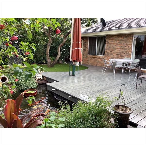 Trex island mist, the garden retreat.