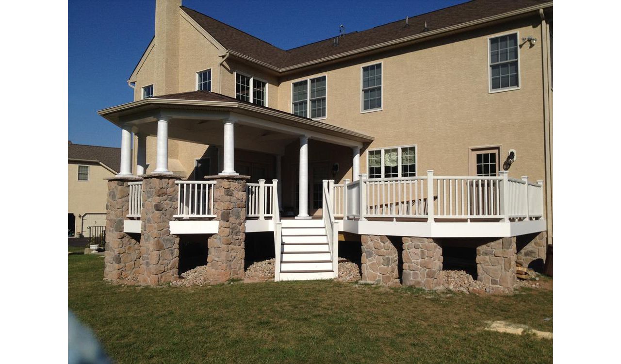 Covered Trex Deck