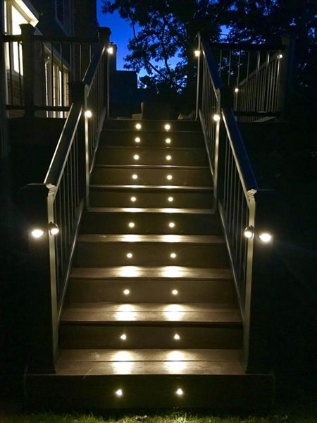 Trex deck_ Trex lighting_Trex stair lighting_ Barrington IL_ Local deck builder