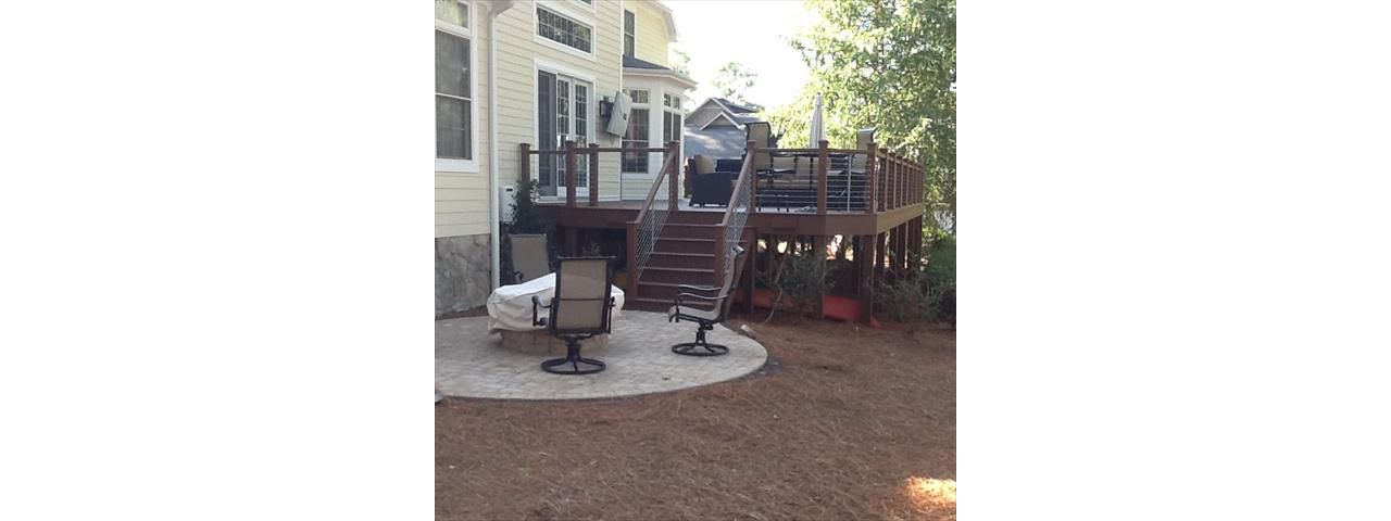 This deck is the perfect place to hang out and entertain