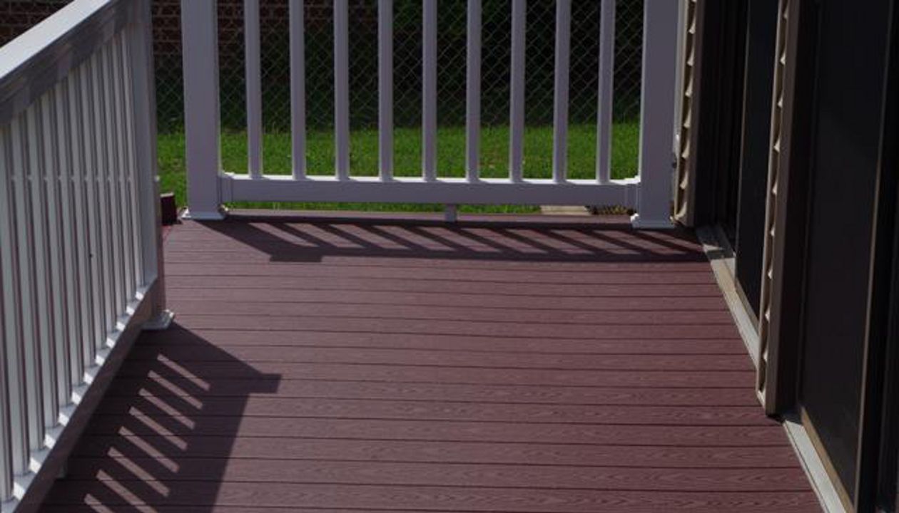 Trex Select Madeira decking with Hideaway fasteners