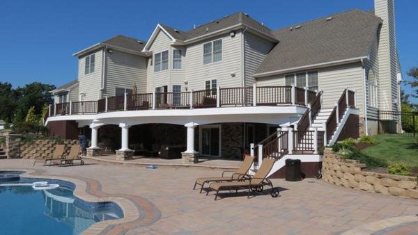 Trex deck. Trex composite decking