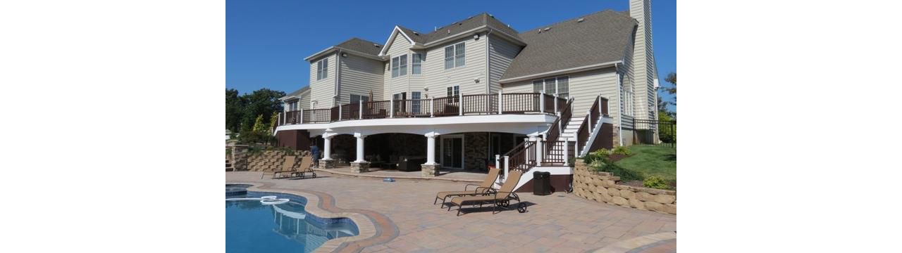 Trex deck. Trex composite decking