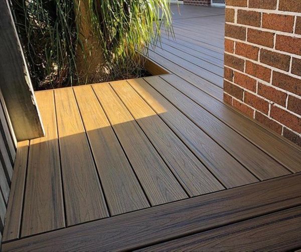 This is a small platform around from the main deck that provides easy access for guests.