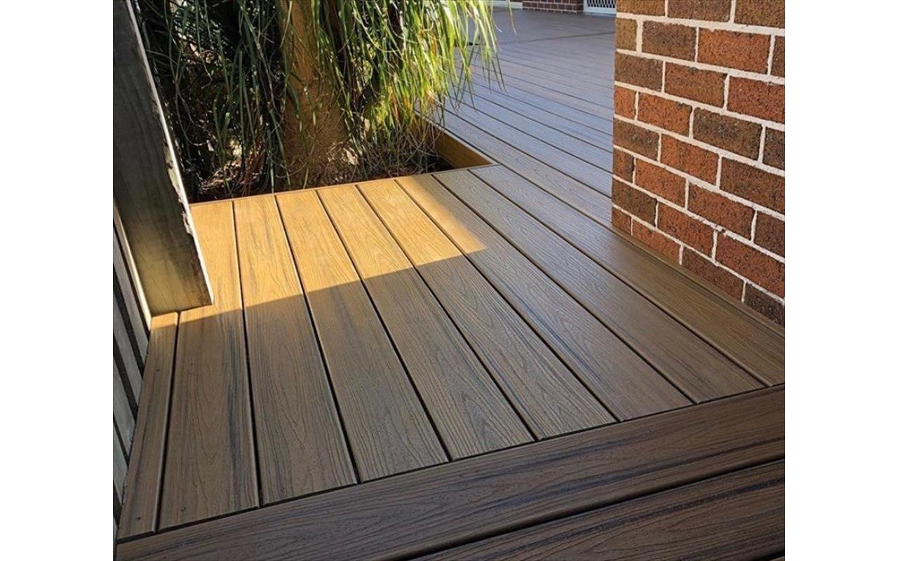 This is a small platform around from the main deck that provides easy access for guests.