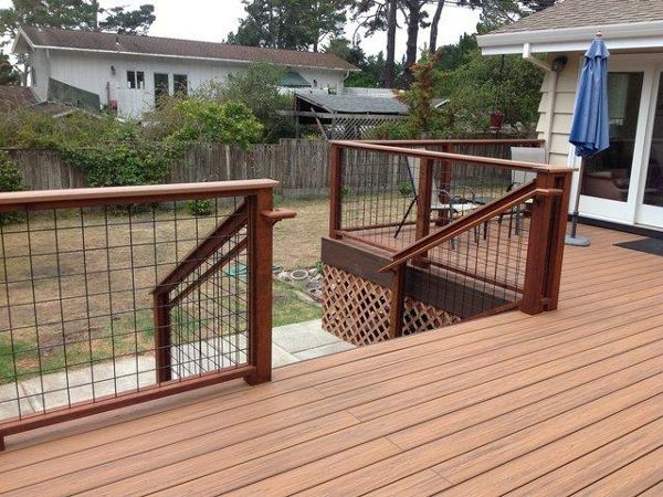 Trex Tiki Torch Deck, Pebble Beach, CA