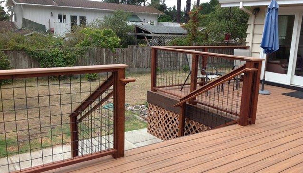 Trex Tiki Torch Deck, Pebble Beach, CA