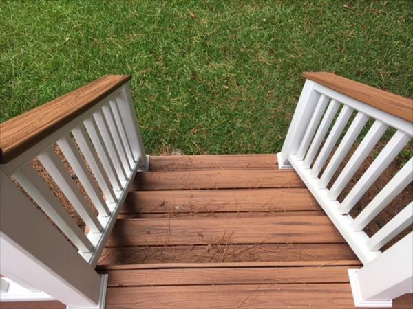 Trex Transcend stairs are slip-resistant & rot-free.