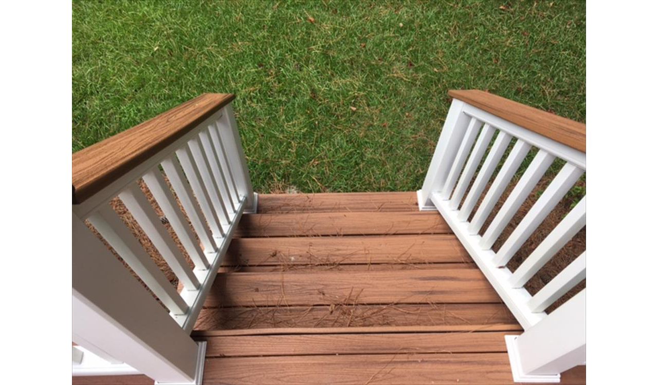Trex Transcend stairs are slip-resistant & rot-free.