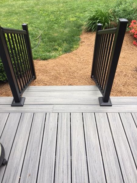 Wider stairs are essential for easy access to the ground