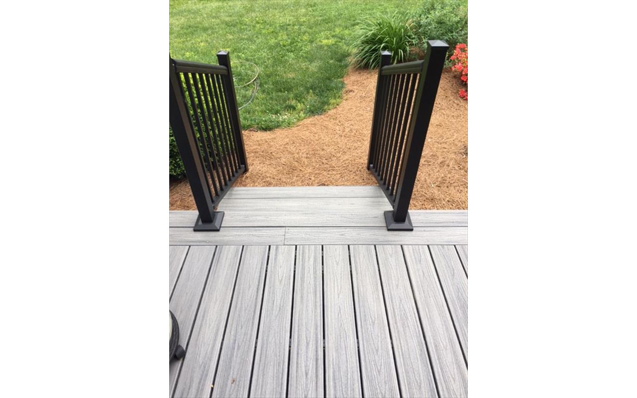 Wider stairs are essential for easy access to the ground