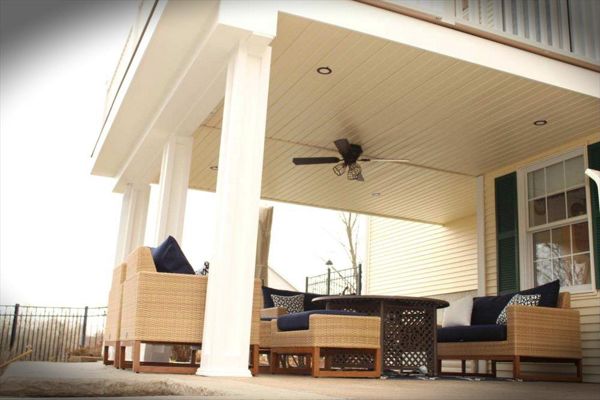 Rain Escape living space under deck