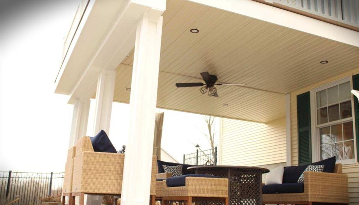 Rain Escape living space under deck