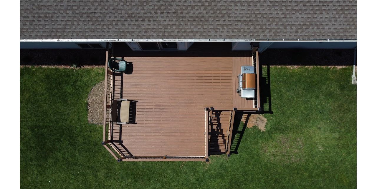 Tiki Torch Decking - BBQ Grill Bumpout