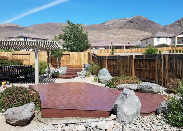 Trex deck and steps, Reno, NV