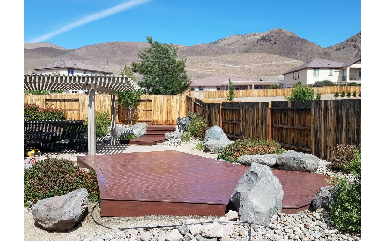 Trex deck and steps, Reno, NV